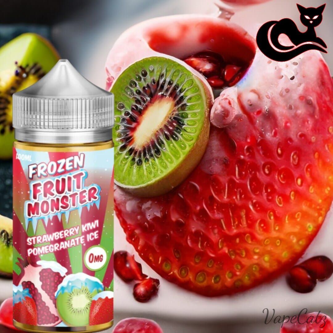 Frozen Strawberry Kiwi Pomegranate E-Liquid Frozen Fruit Monster