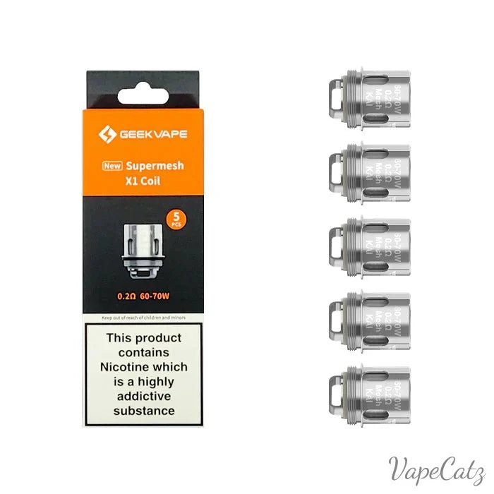Geekvape Aegis S Series Coils for S Series Tanks Coil Geekvape Supermesh X1 .2 (60-70W)