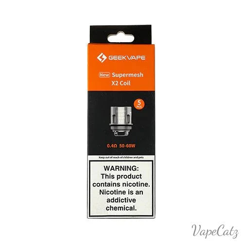 Geekvape Aegis S Series Coils for S Series Tanks Coil Geekvape Supermesh X2 .4 (50-60W)