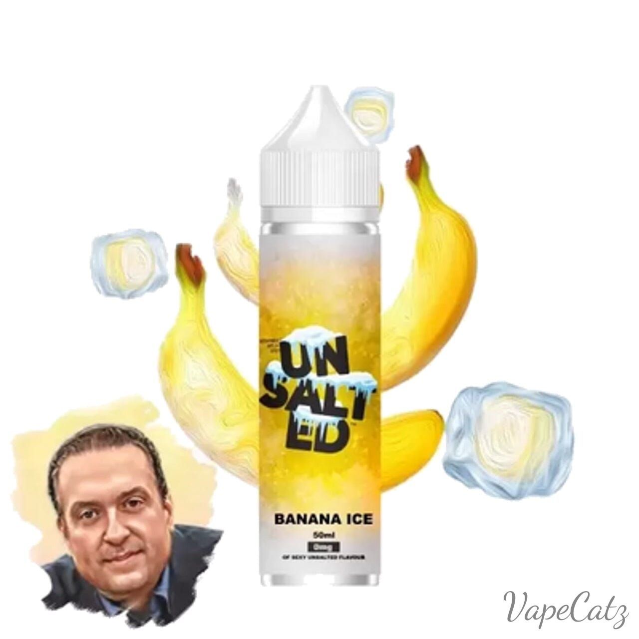 ICE UnSalted - Banana Ice E-Liquid UN-SALT-ED