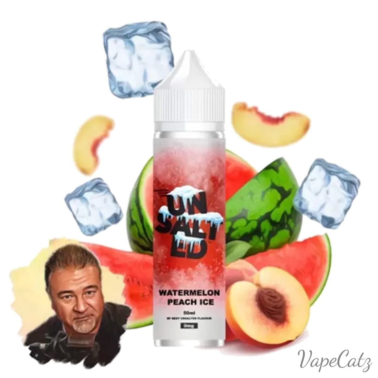 ICE UnSalted - Watermelon Peach Iced E-Liquid UN-SALT-ED