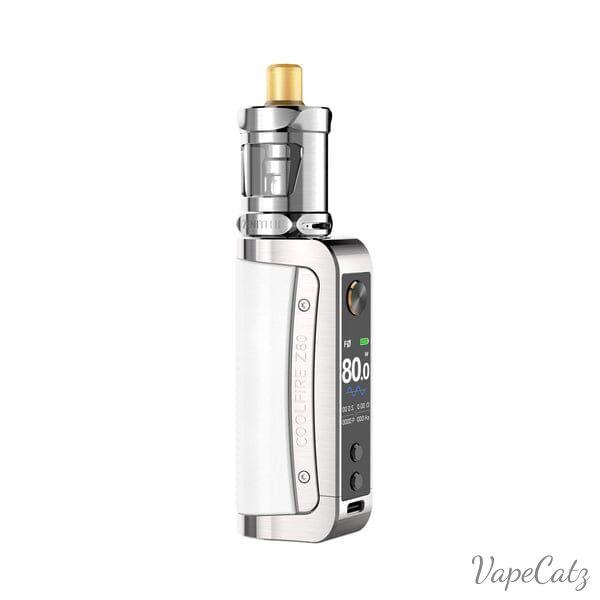 Innokin Coolfire Z80 Box Mod Kit with Zenith II Tank Coil Innokin Hardware Leather White
