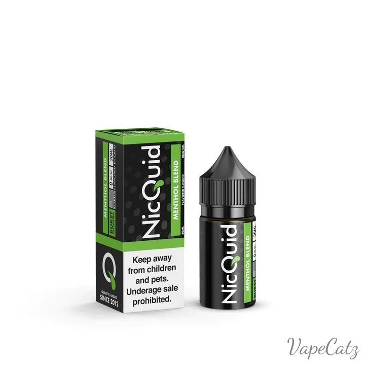 Menthol Blend E-Liquid NicQuid 30mL 0mg
