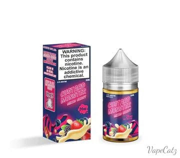 Monster Labs Salt High Content Salt E-Liquid High Content Salt E-Liquid 24mg Mixed Berry Custard