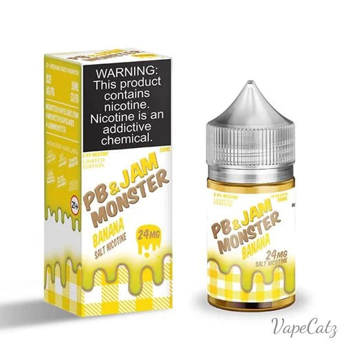 Monster Labs Salt High Content Salt E-Liquid High Content Salt E-Liquid 24mg PB & Banana