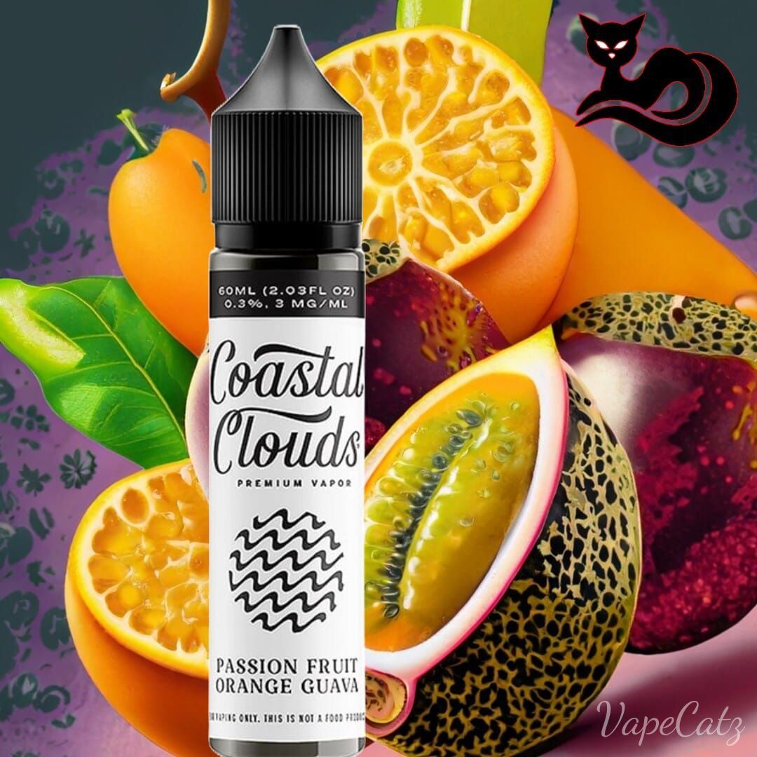 Passion Fruit Orange Guava E-Liquid Coastal Clouds