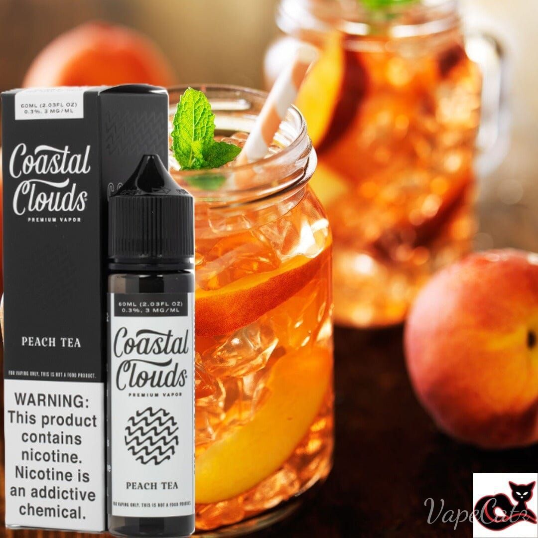 Peach Tea E-Liquid Coastal Clouds