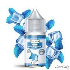 Pod Juice Salt 30ml High Content Salt E-Liquid High Content Salt E-Liquid Jewel Mint Sapphire 10mg