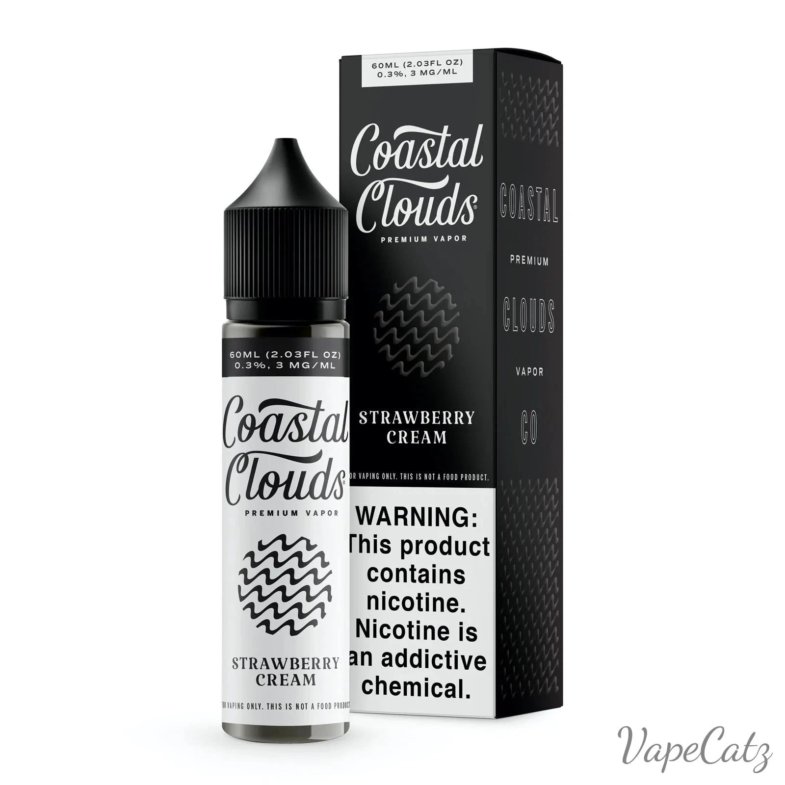 Strawberry Cream E-liquid Coastal Clouds