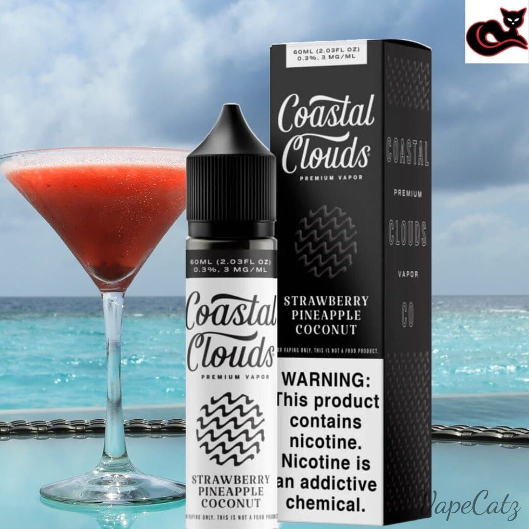 Strawberry Pineapple Coconut E-Liquid Coastal Clouds