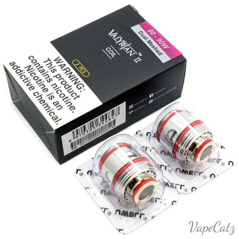 Uwell Valyrian II and III Replacement Coils Coil Uwell 0.14 Dual Mesh (80-90W)