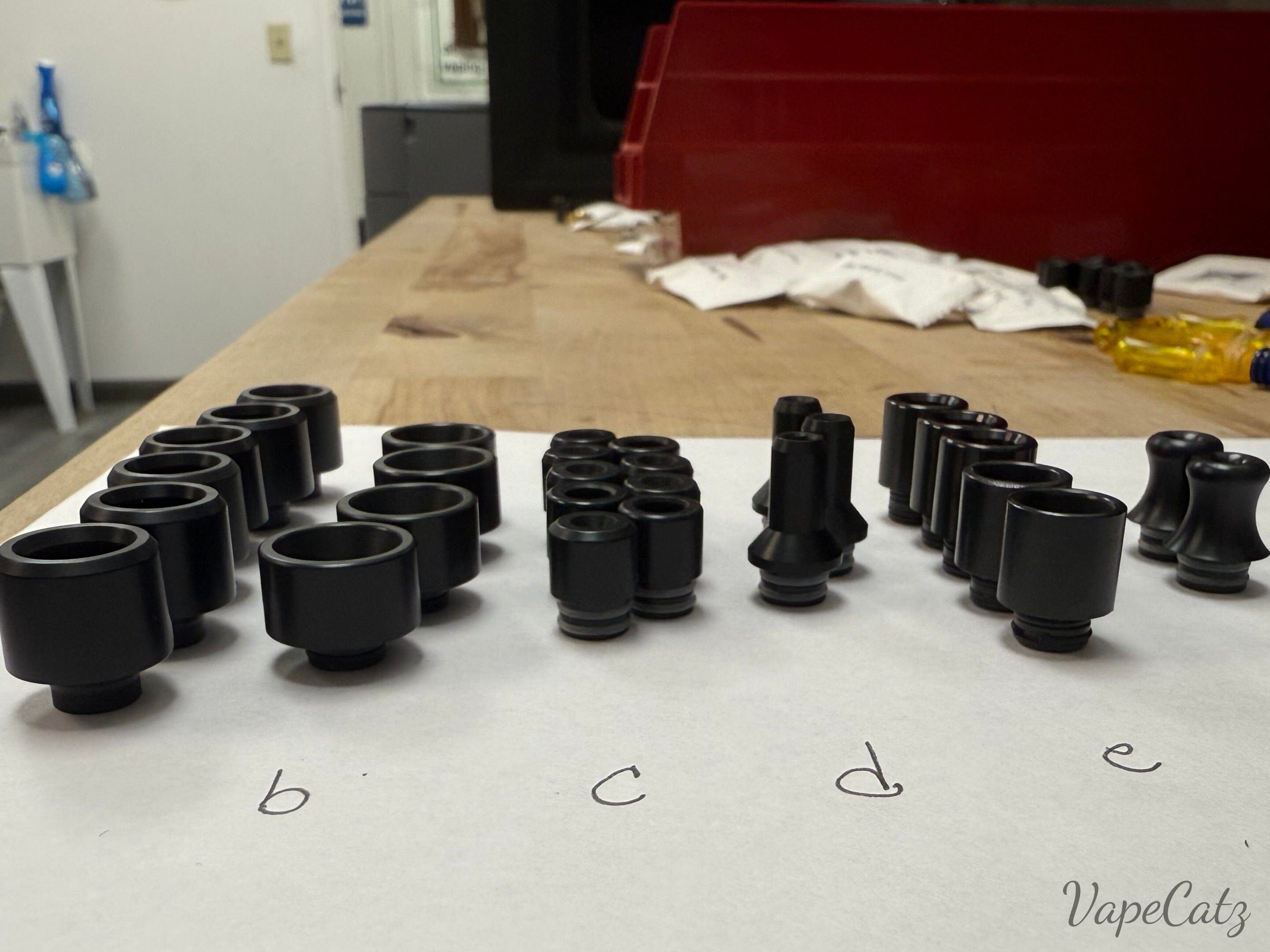 510 Black Short Drip Tip - so many options! S1 Vape Accessories 510 Replacement Tips 