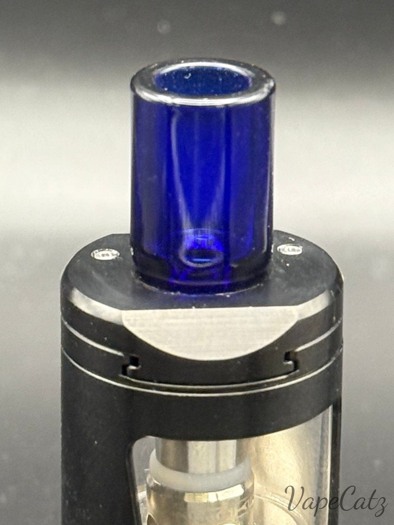 510 Bright Blue Short Drip Tip - so many options! T13 Vape Accessories 510 Replacement Tips a - Taller cobalt glass like 