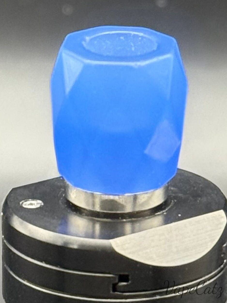 510 Bright Blue Short Drip Tip - so many options! T13 Vape Accessories 510 Replacement Tips c - Gem like 