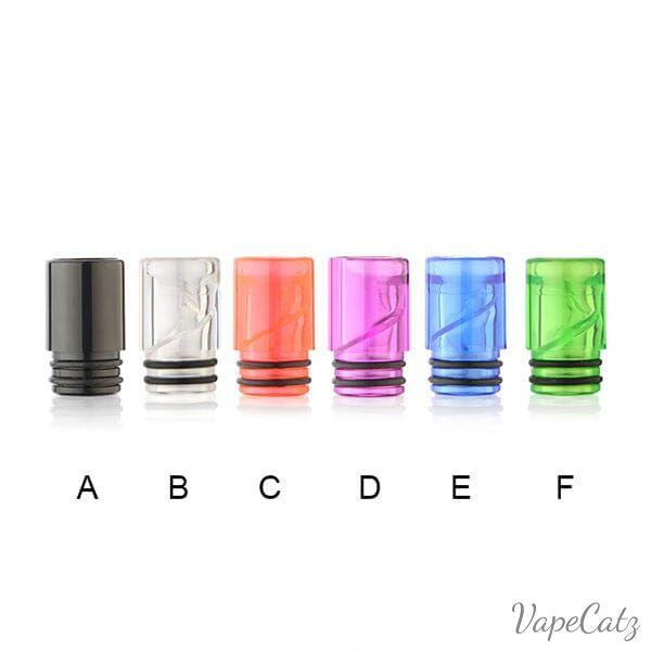 510 Clear and Colored Spiral or Swirl Replacement Tip CB3K Vape Accessories 510 Replacement Tips 