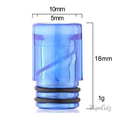 510 Clear and Colored Spiral or Swirl Replacement Tip CB3K Vape Accessories 510 Replacement Tips 