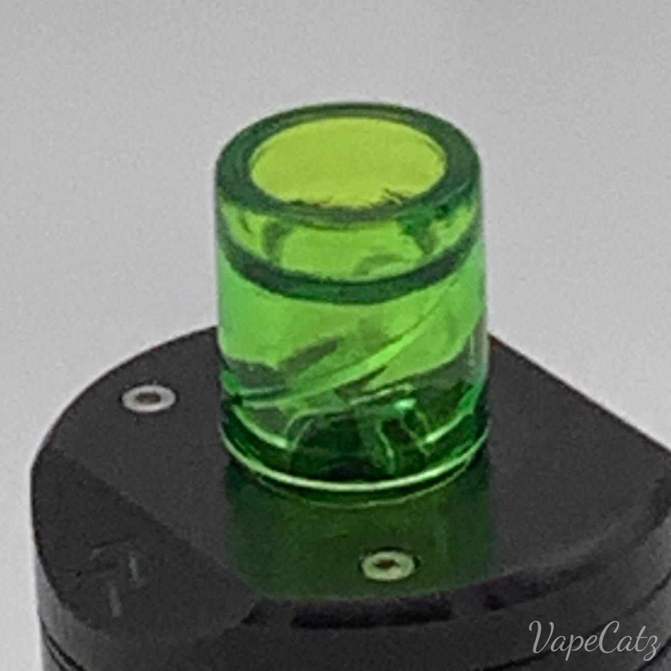 510 Clear and Colored Spiral or Swirl Replacement Tip CB3K Vape Accessories 510 Replacement Tips Translucent Bright Green 