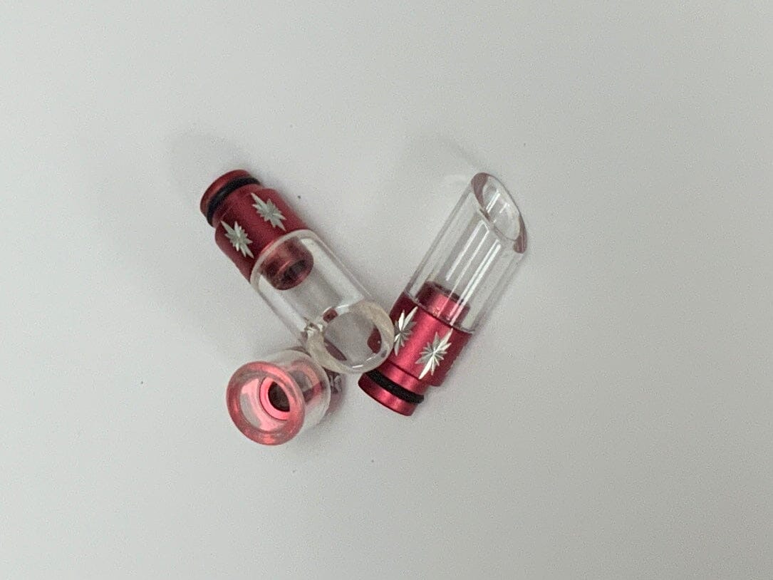 510 Clear Slanted Tube with Aluminum Base C1 510 Clear Slanted Tube with Aluminum Base C1