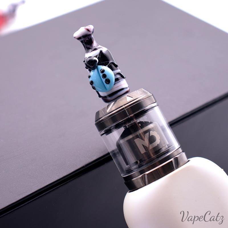 510 Fancy Glass with Lady Bug Drip Tip Y8 Vape Accessories 510 Replacement Tips 