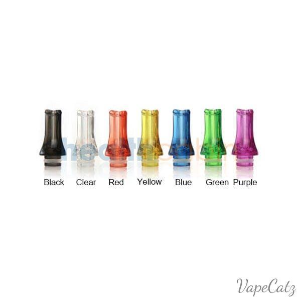 510 Flat Tip Cigar type drip tip - Set of 2 F15 Vape Accessories 510 Replacement Tips 