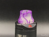 510 Large Volcano Drip Tip or Mouth Piece F4 Vape Accessories 510 Replacement Tips Lavender Swirls 