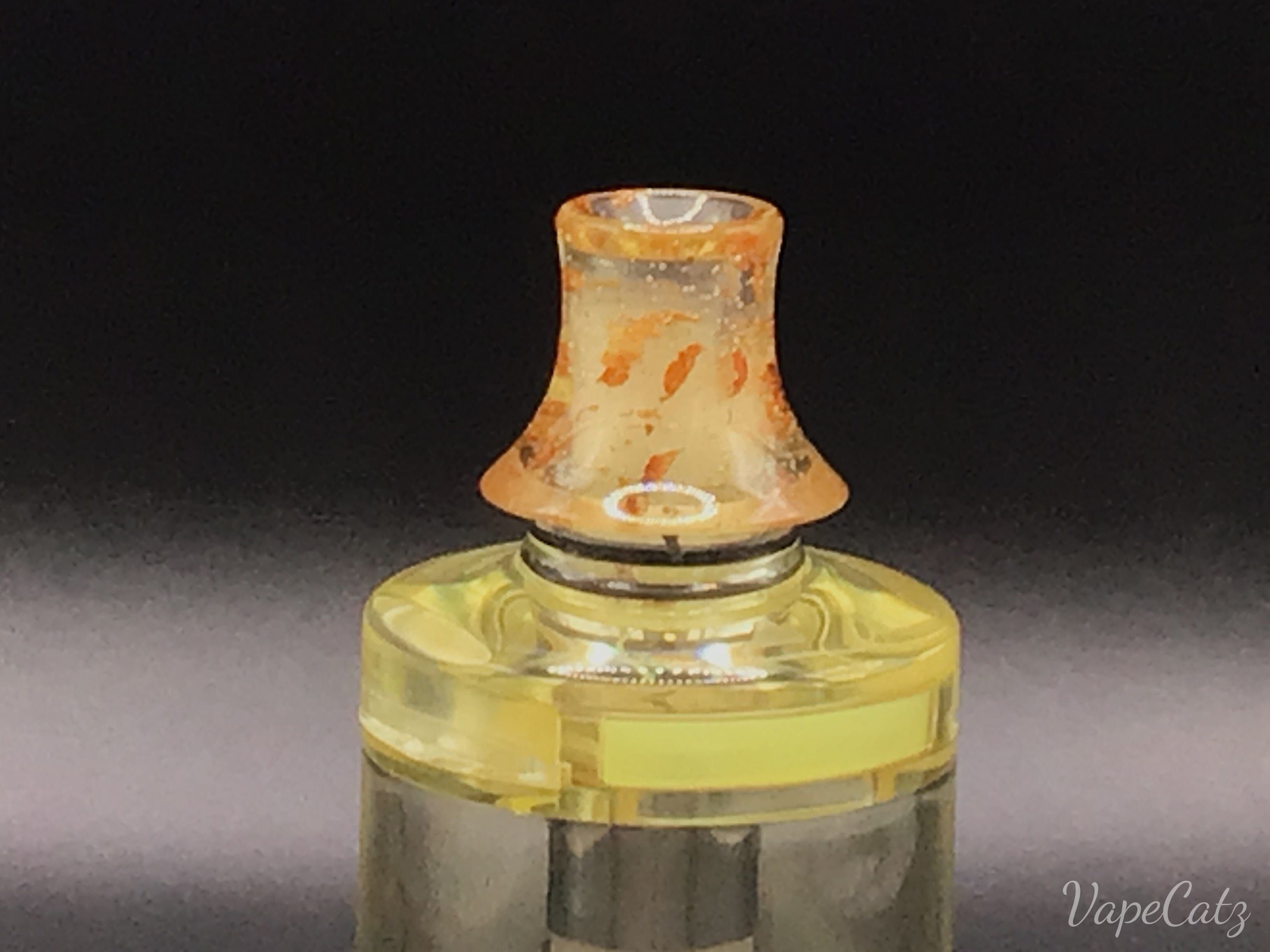 510 Resin Drip Tip - Tall Slim Volcano F8 Vape Accessories 510 Replacement Tips 