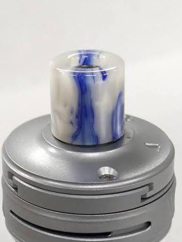 510 Resin Resin Tube Tip 5YB5 Vape Accessories 510 Replacement Tips Marbled White with Blue 