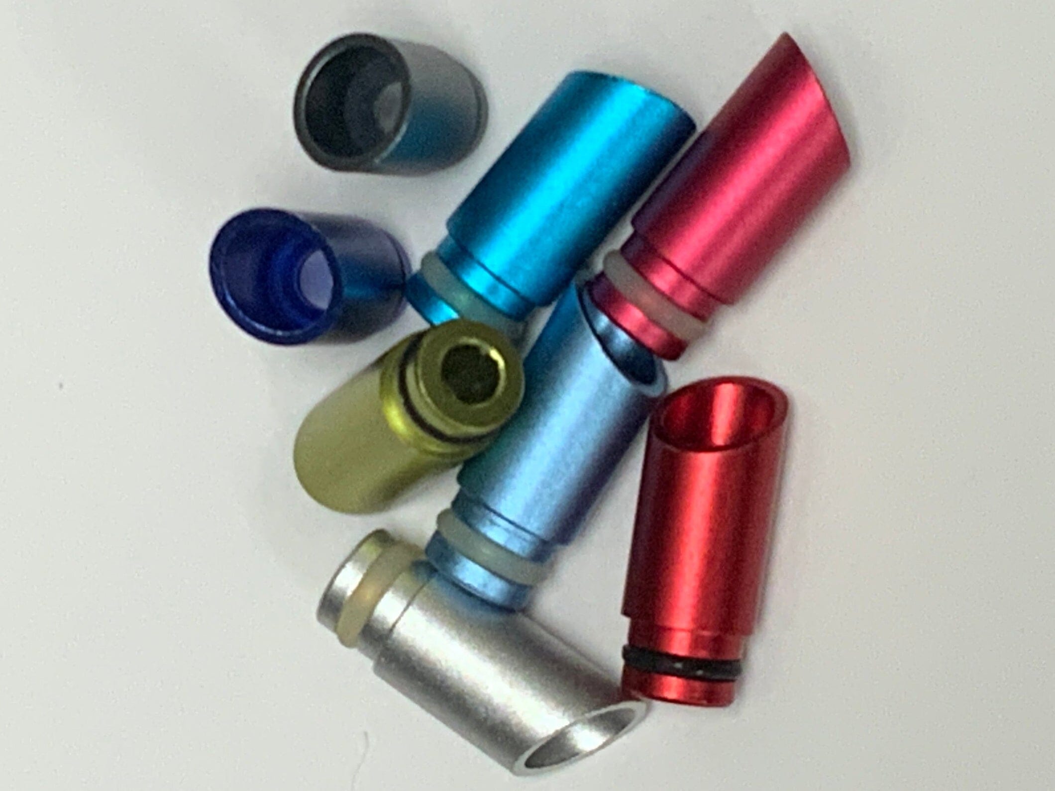 510 Slanted Muffler Aluminum Metal Tip C4 Vape Accessories 510 Replacement Tips 