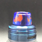 810 Coned Sloped drip Tip or Mouthpiece - and yes, more colors... T7 Vape Accessories 810 Drip Tip Blue with Red 
