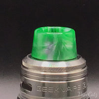 810 Coned Sloped drip Tip or Mouthpiece - and yes, more colors... T7 Vape Accessories 810 Drip Tip Green and Orange Blend 