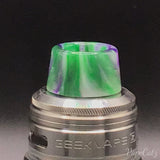 810 Coned Sloped drip Tip or Mouthpiece - and yes, more colors... T7 Vape Accessories 810 Drip Tip Green White & Purple Blend 