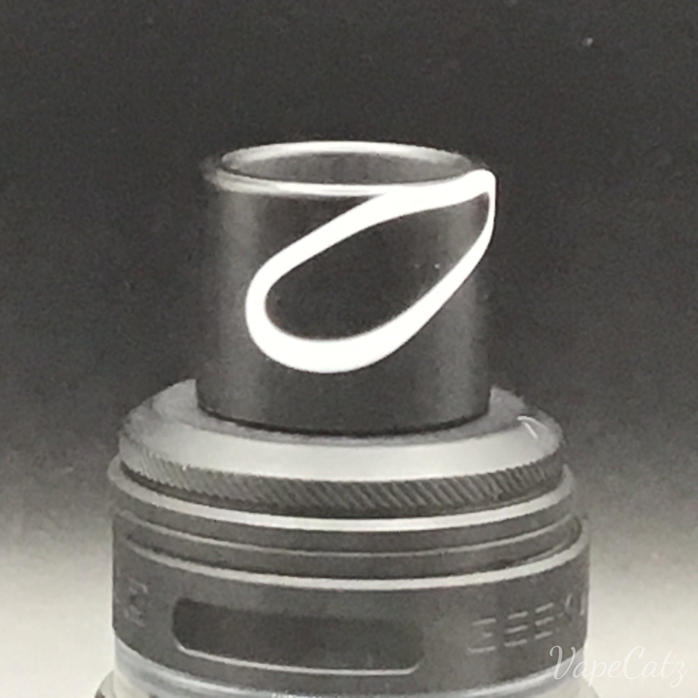 810 Drip Tip - Plain old Acrylic Tip for Your Big Tank T6 Vape Accessories 810 Drip Tip Black with White Swirl 