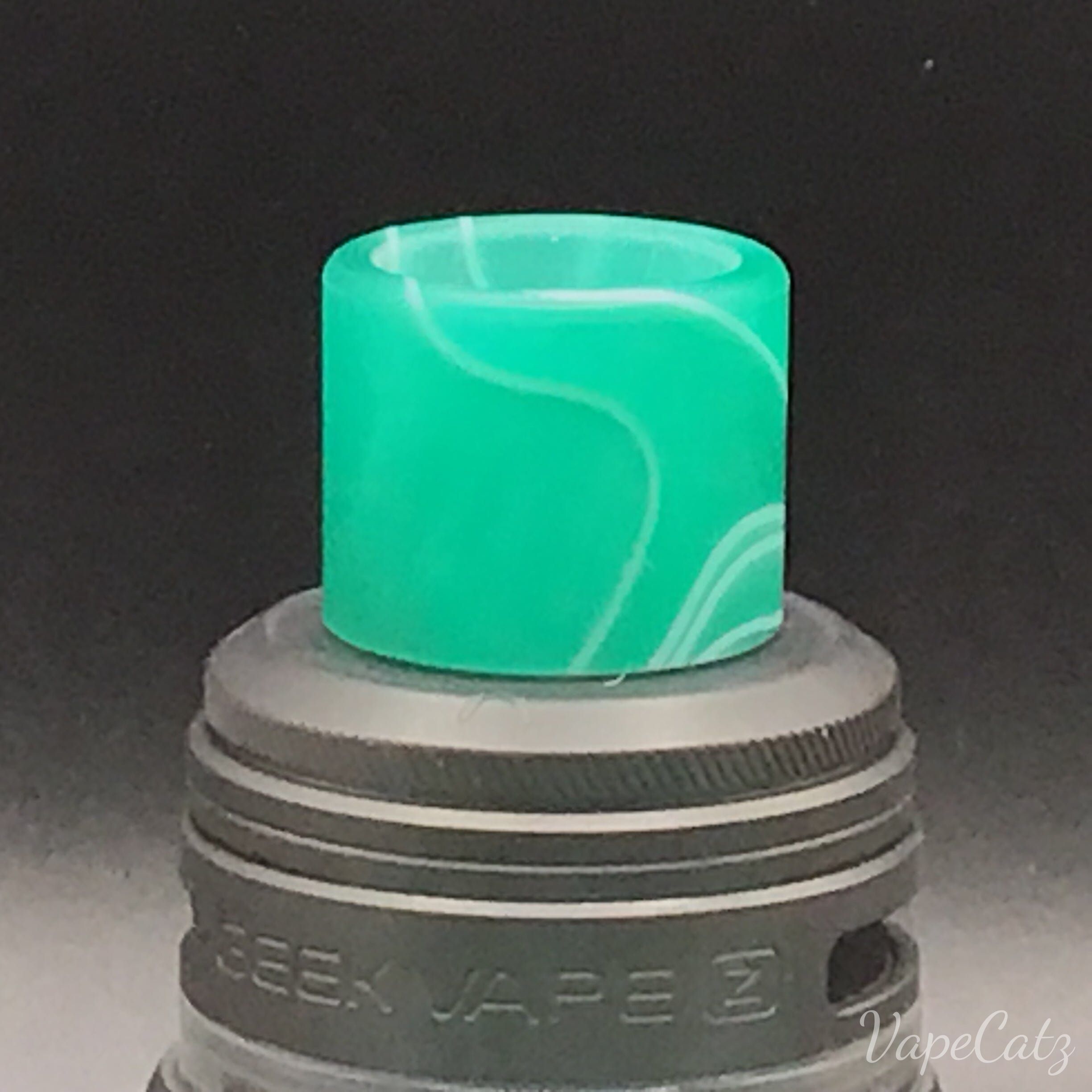 810 Drip Tip - Plain old Acrylic Tip for Your Big Tank T6 Vape Accessories 810 Drip Tip Green with White Swirl 