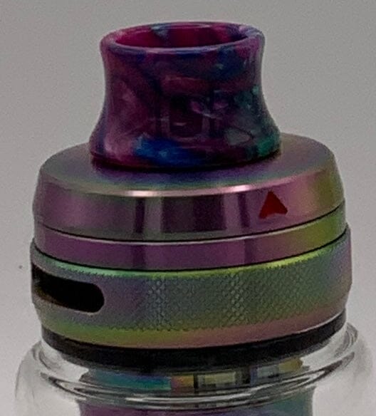 810 Drip Tip - Short Curvy and Smooth Resin V15 Vape Accessories 810 Drip Tip Purple Mix 