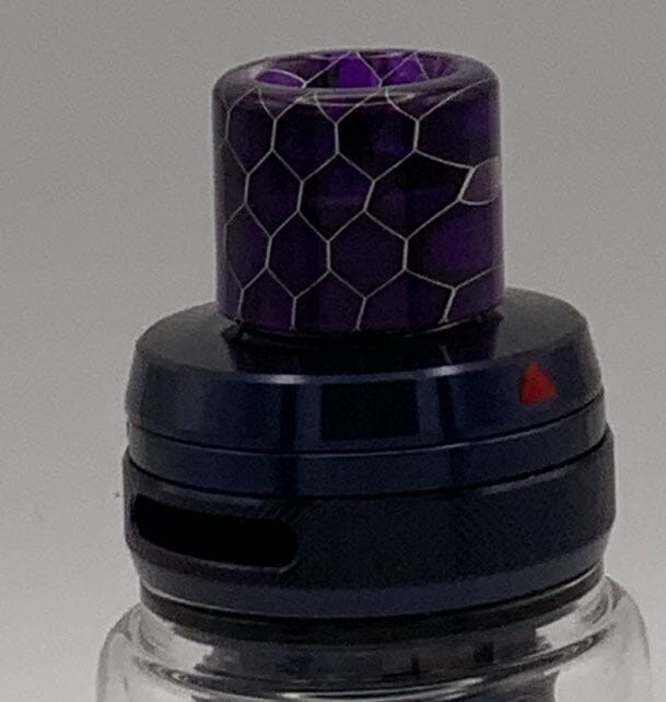 810 Drip Tip - Wide Bore with screen Cobra design V17 Vape Accessories 810 Drip Tip Purple Cobra 