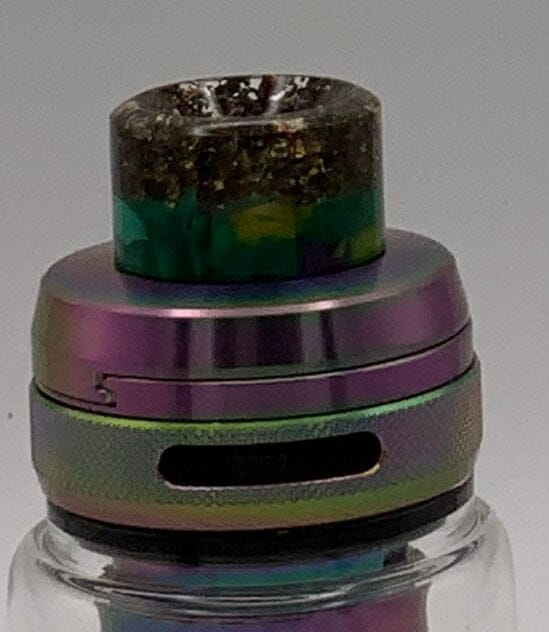 810 Drip Tip with gold flaked rim.... Fancy... V19 Vape Accessories 810 Drip Tip Green 