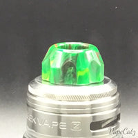 810 Gear Shaped Drip Tip or Mouth Piece, but really comfy... T8 Vape Accessories 810 Drip Tip Green with red yellow & orange! 