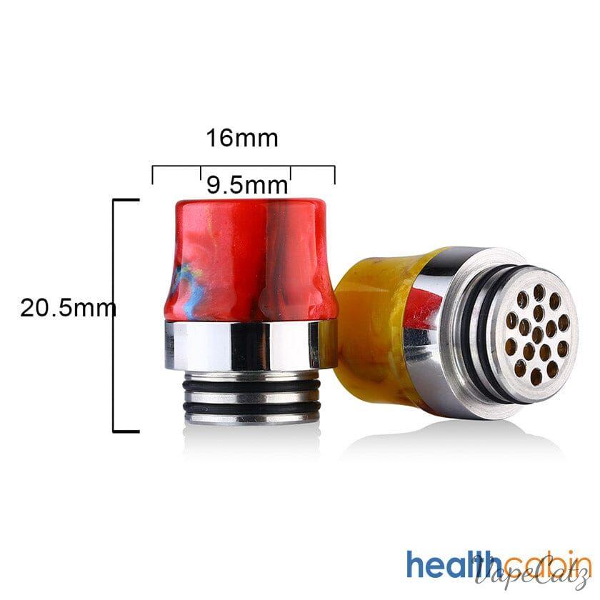 810 Resin Black Cone Tip with Anti Splash Screen YB2 Vape Accessories 810 Drip Tip 