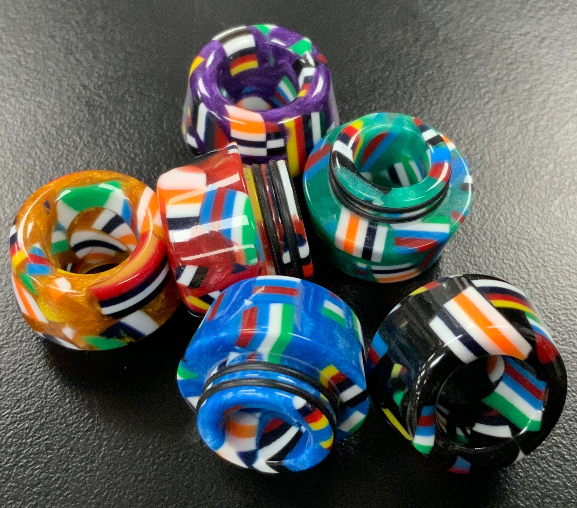 810 Resin Drip Tip - Geometric Fanatics Only! So many options! V21 Vape Accessories 810 Drip Tip 