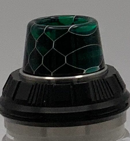 810 Resin Short & Shiny Drip Tip Mouthpiece...... and more.... B1 .1 Vape Accessories 810 Drip Tip Emerald Green 
