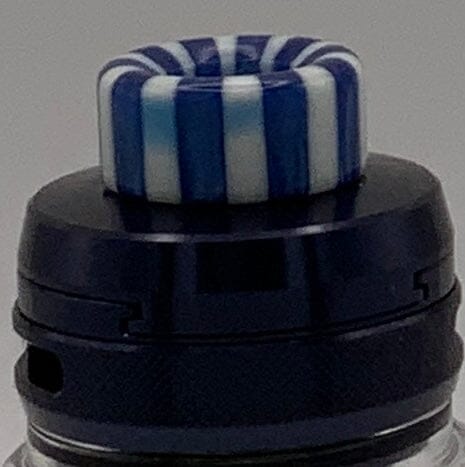 810 Resin Short & Stripey... like a candy cane... but better V25 Vape Accessories 810 Drip Tip 