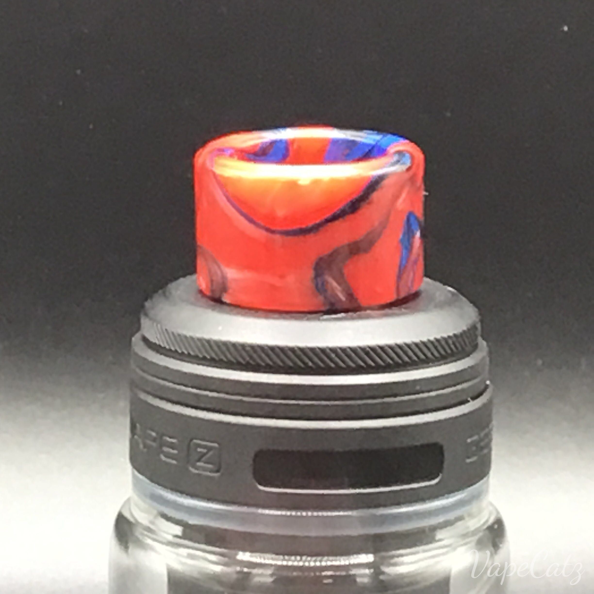 810 Resin & Stainless Steel Drip Tip T5 Vape Accessories 810 Drip Tip Red / Blue & Black Blend 