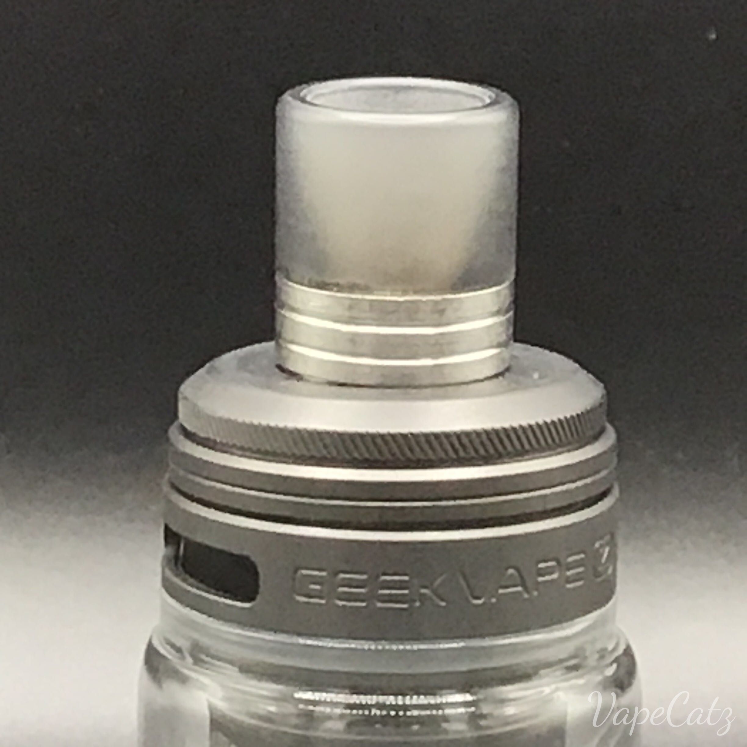 810 Short Resin Reewape Screened Drip Tip YB5 Vape Accessories 810 Drip Tip Smokey Black 