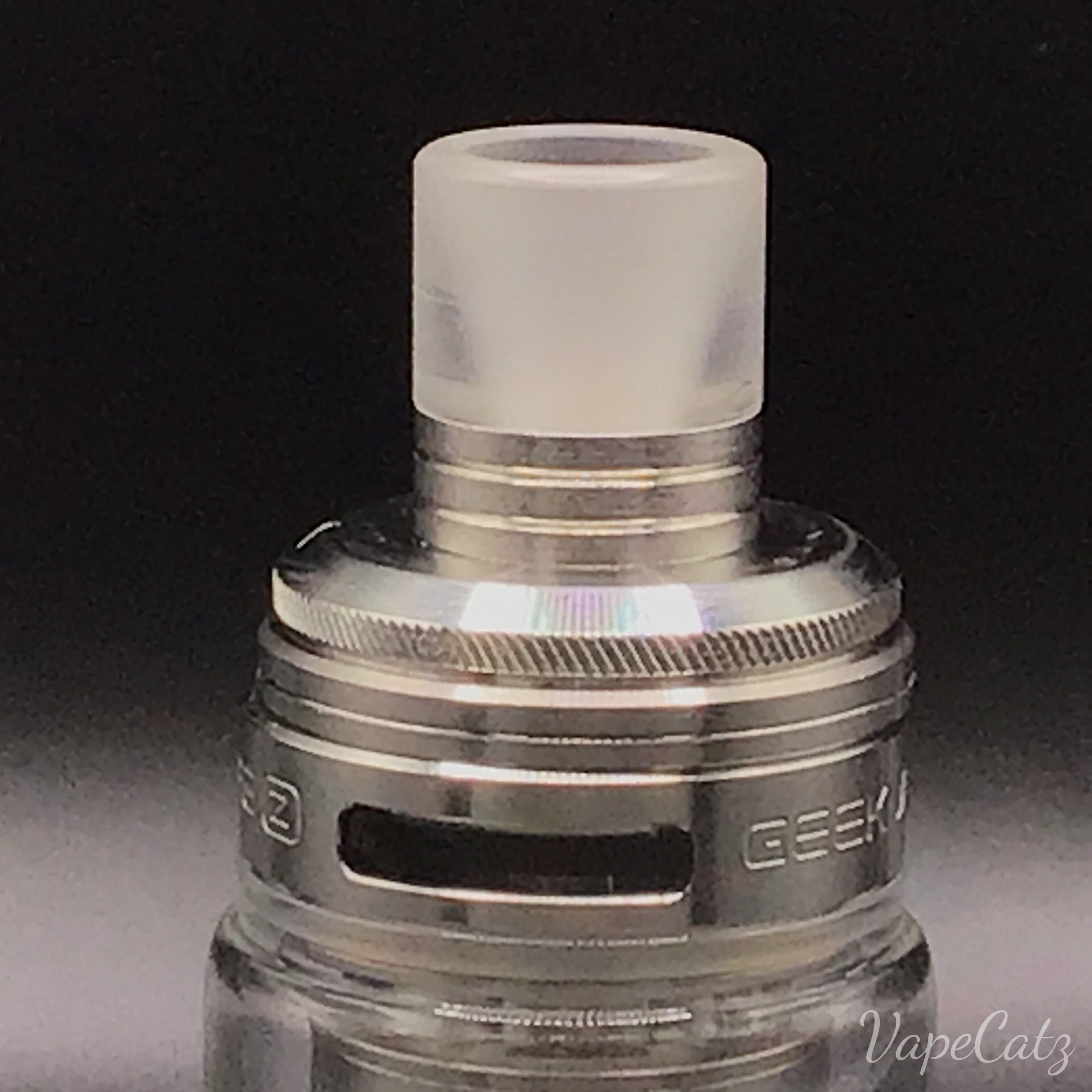 810 Short Resin Reewape Screened Drip Tip YB5 Vape Accessories 810 Drip Tip Smokey Clear 