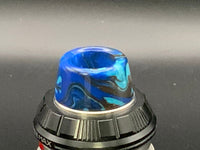 810 Sloped Cone Drip Tip or Mouthpiece - and yes, MORE COLORS!! T7 Vape Accessories 810 Drip Tip Blue with turquoise swirls 