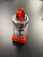 810 Whistle Tip Replacement Mouthpiece YB 1 Vape Accessories 810 Drip Tip Red with Yellow Black and Blue Swirls 