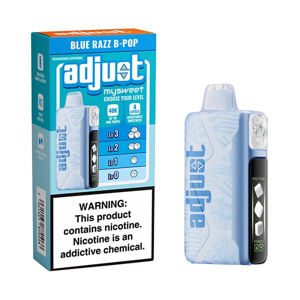 Adjust Disposables Disposable Wicked & Vivi's House Blue Razz B-Pop 