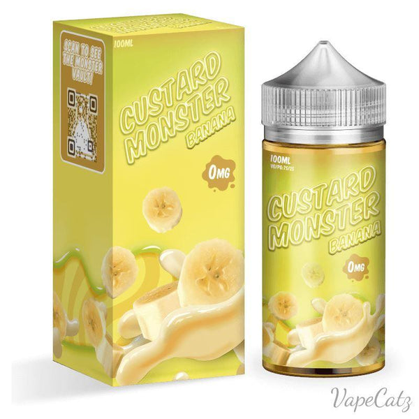 Banana Custard Monster Custard Monster  - Wicked & Vivi's House - Vape Catz