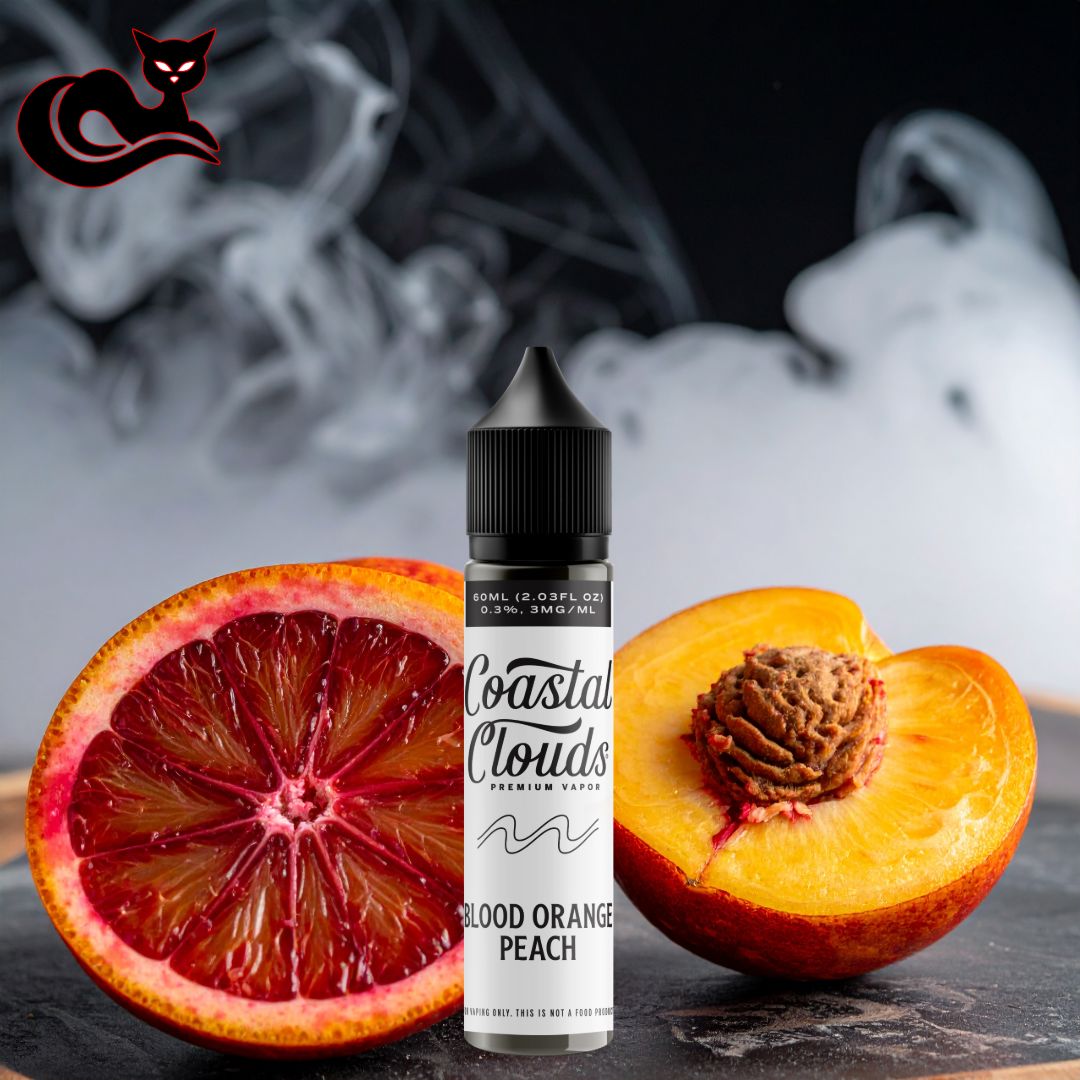 Blood Orange Peach E-liquid Coastal Clouds 