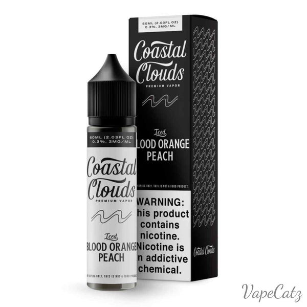 Blood Orange Peach Iced E-liquid Coastal Clouds 